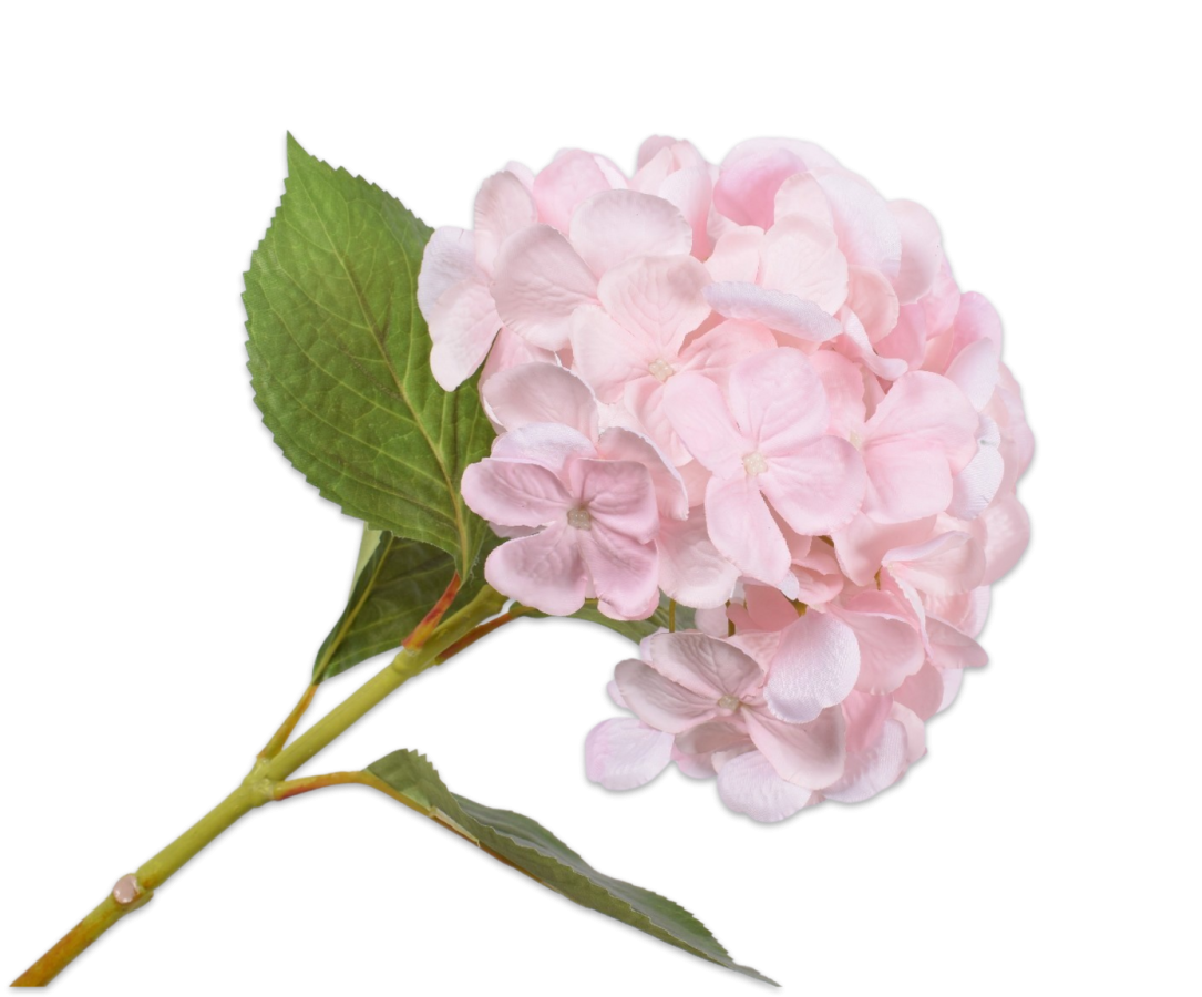 Silk-ka Hydrangea Stem Pink 65cm