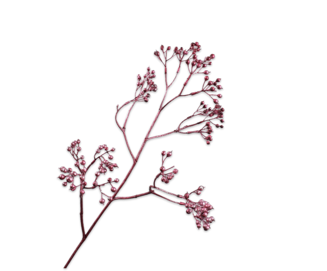 Silk-ka Berry Spray Pink 80 Cm
