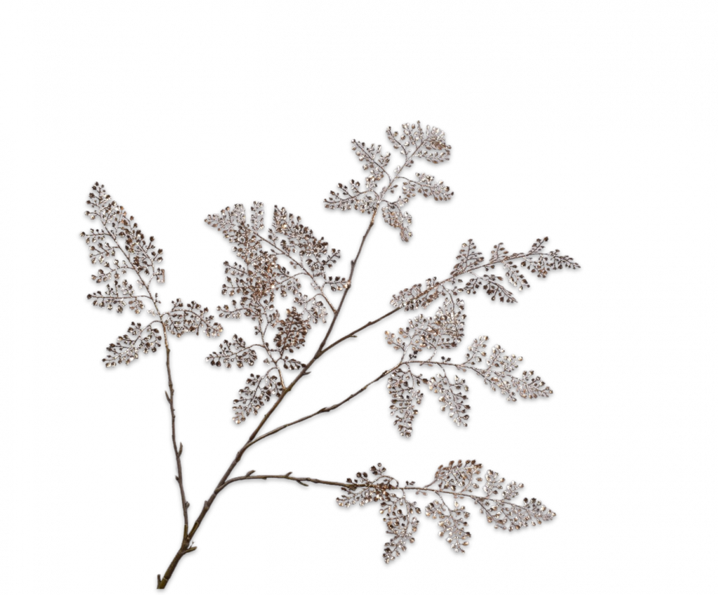 Silk-ka Artificial Glitter Leaf