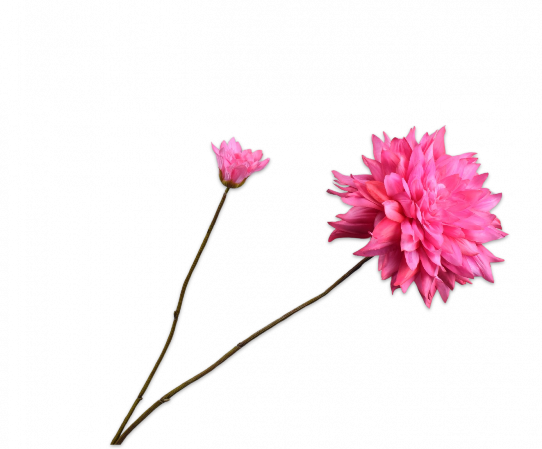 Silk-ka Artificial Dahlia Flower – lifelike artificial dahlia stem, view 7