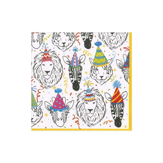 Caspari Lunch Napkin Safari Birthday