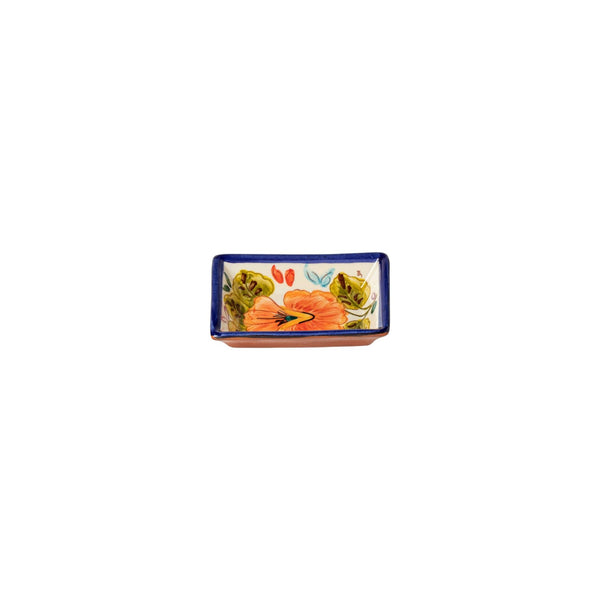 Casafina Alentejo Terracota Rectangular Dipping Plate 10cm
