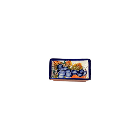 Casafina Alentejo Terracota Rectangular Dipping Plate 10cm