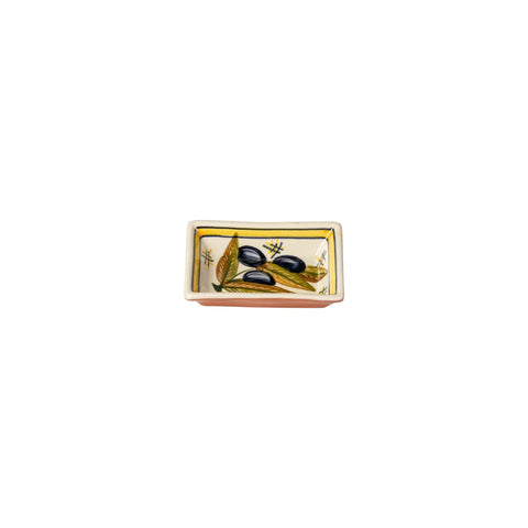 Casafina Alentejo Terracota Rectangular Dipping Plate 10cm