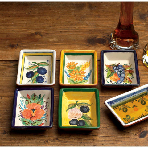 Casafina Alentejo Terracota Rectangular Dipping Plate 10cm