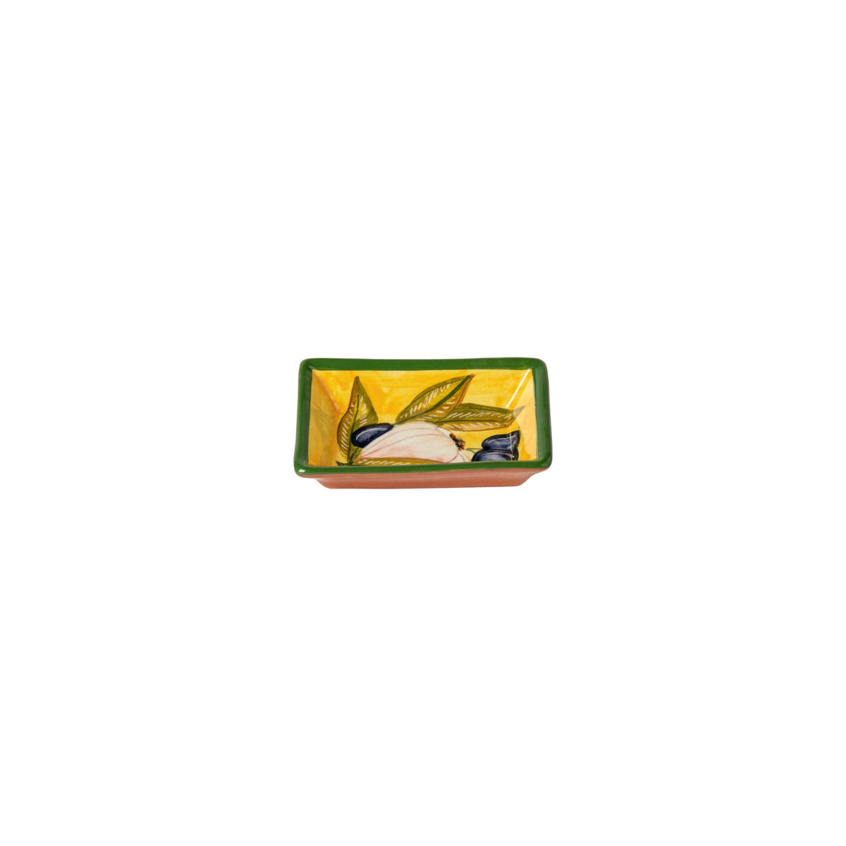 Casafina Alentejo Terracota Rectangular Dipping Plate 10cm