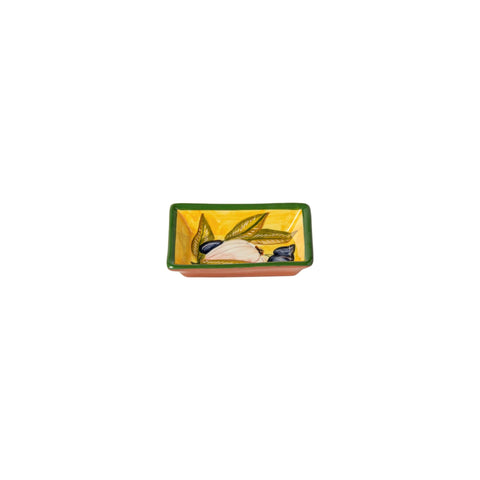 Casafina Alentejo Terracota Rectangular Dipping Plate 10cm