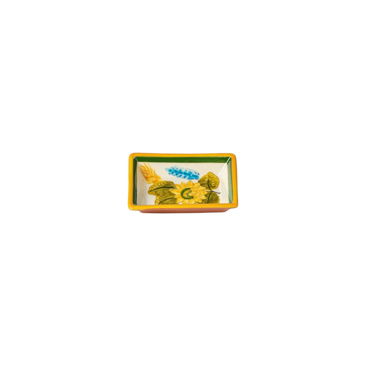 Casafina Alentejo Terracota Rectangular Dipping Plate 10cm