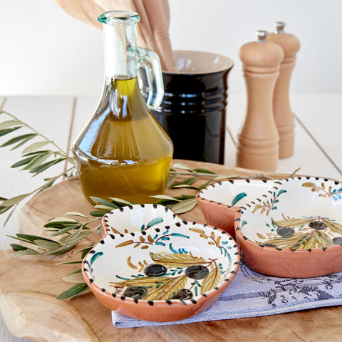 Casafina Alentejo Terracota Olive Dish Bowl 17cm