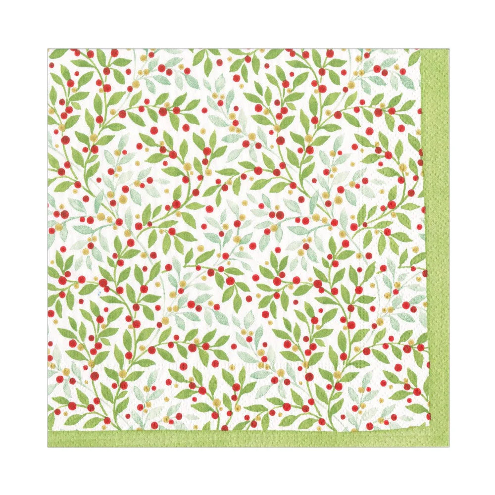 Caspari Lunch Napkin Twining Greenery