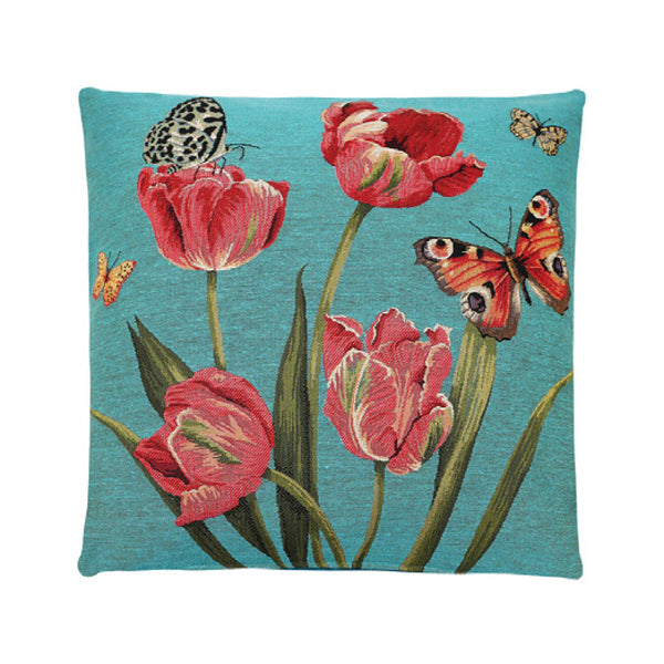 Blue Butterfly Cushion Cover