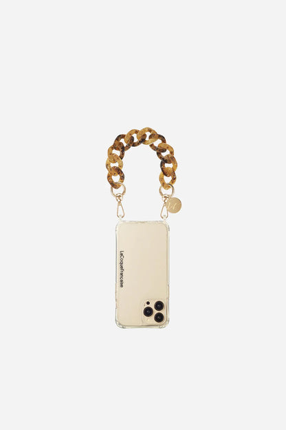 Gianna Tortoiseshell Short Phone Chain 30cm