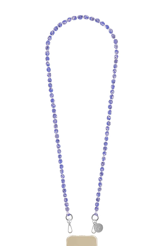 La Coque Francaise Dora Blue Long Phone Chain 120cm