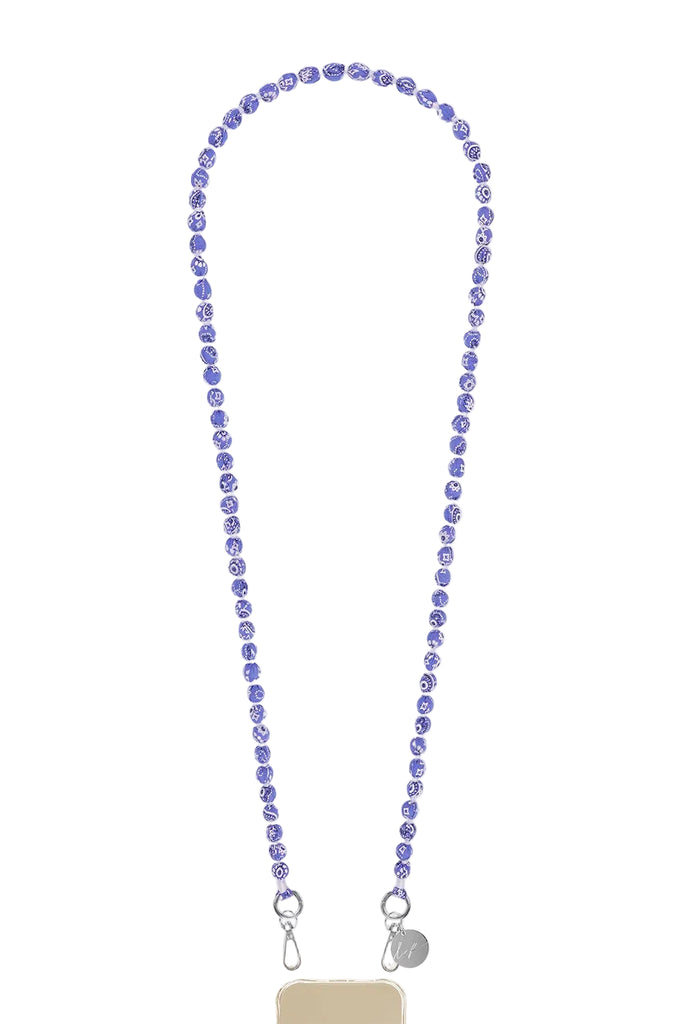La Coque Francaise Dora Blue Long Phone Chain 120cm