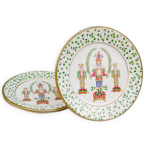 Nutcracker Christmas Dinner Paper Plates