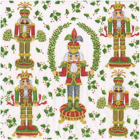 Caspari Nutcracker Christmas Napkin