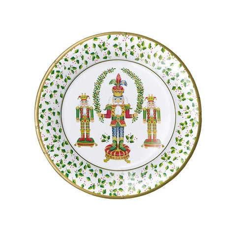 Nutcracker Christmas Dinner Paper Plates