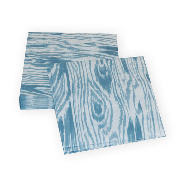 Cocktail Napkin Stoneblue Woodgrain