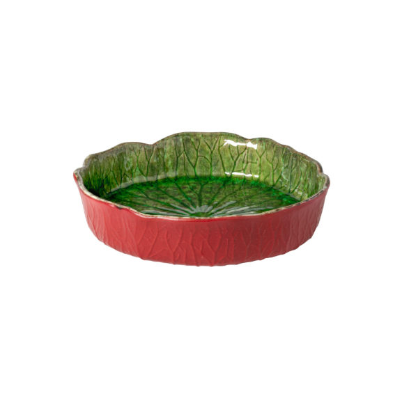 Riviera Water Lily Soup/ Pasta Bowl in Tomate - 22 cm