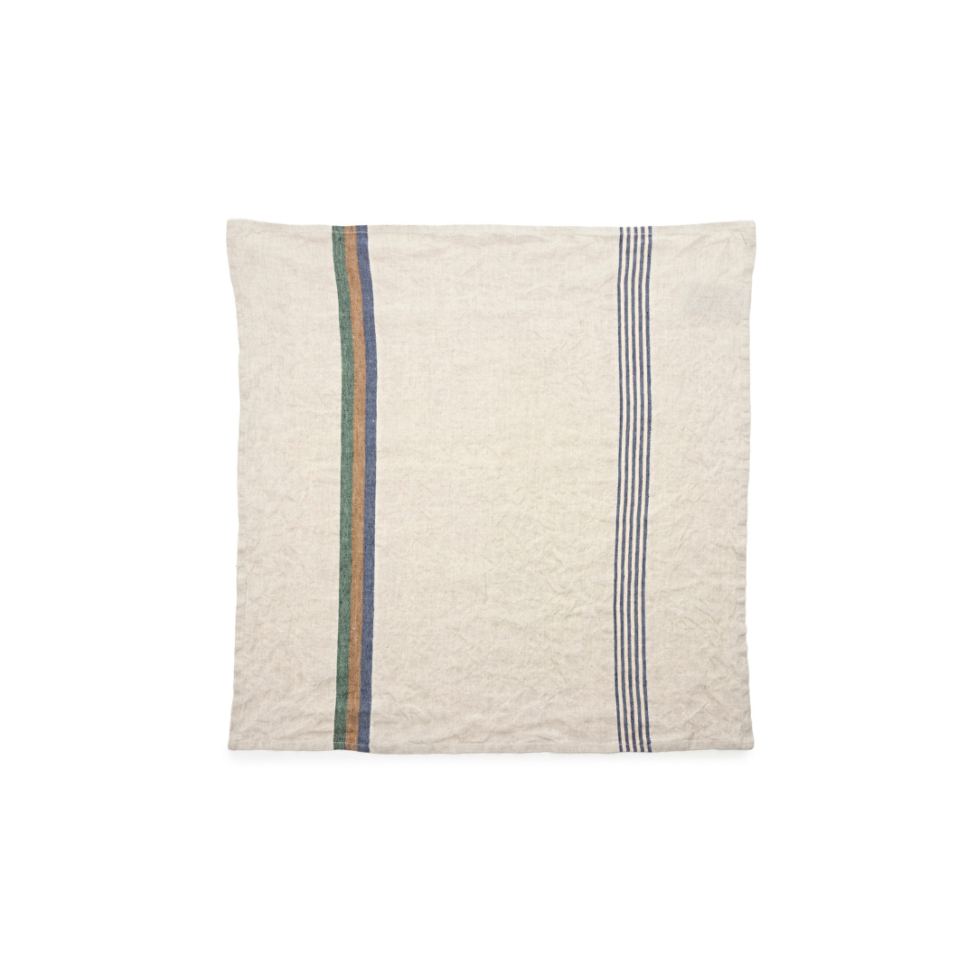 Libeco Ari striped linen tea towel, 70 x 70 cm