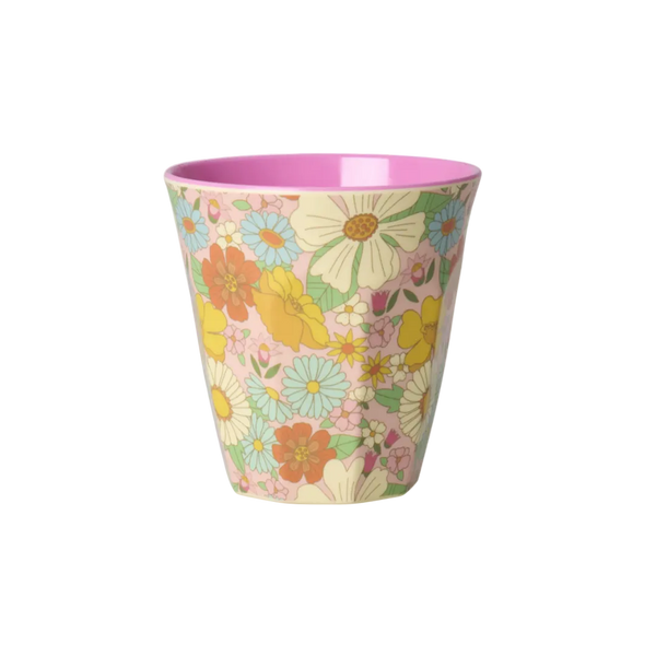 Rice Flower Power Melamine Cup - Dark Pink – House of AnLi