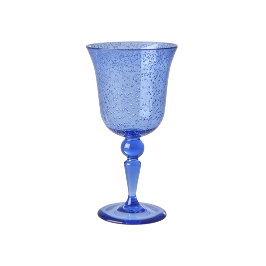 Rice Acrylic Wine Glass in Bubble Design - 360ml