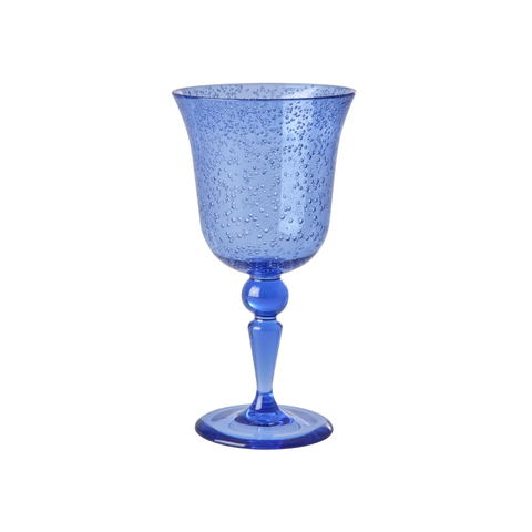 Rice Acrylic Wine Glass in Bubble Design - 360ml