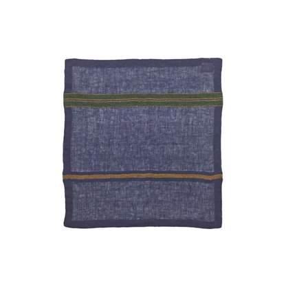 Libeco Gia striped linen napkin, 42 x 42 cm