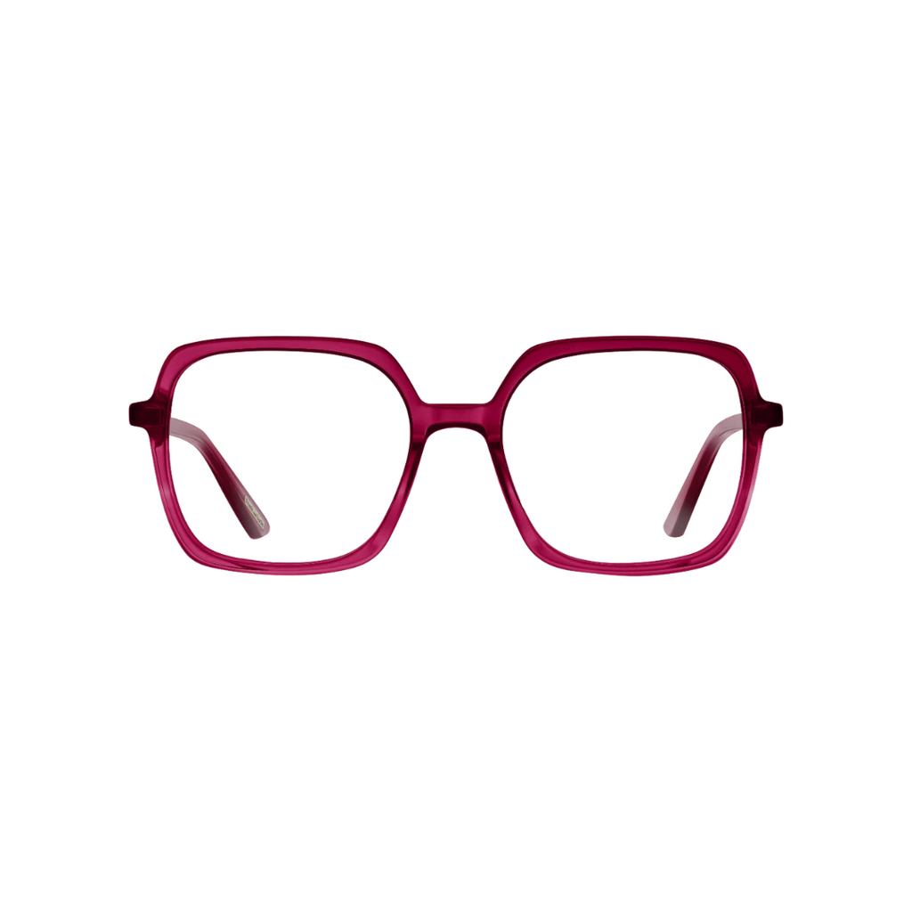 Frank and Lucie Eyeclass Raspberry Baret