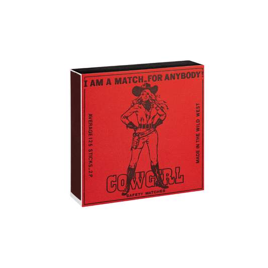 Archivist Square Matchbox - Cowgirl