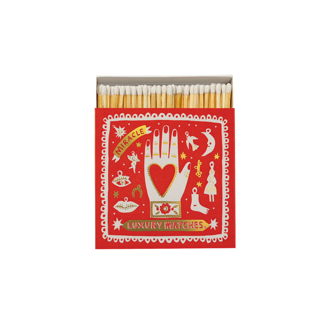 Archivist Square Matchbox - Miracle Luxury Matches