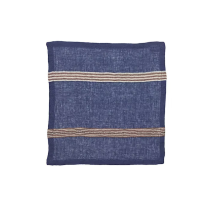 Libeco Noa striped linen napkin, 42 x 42 cm