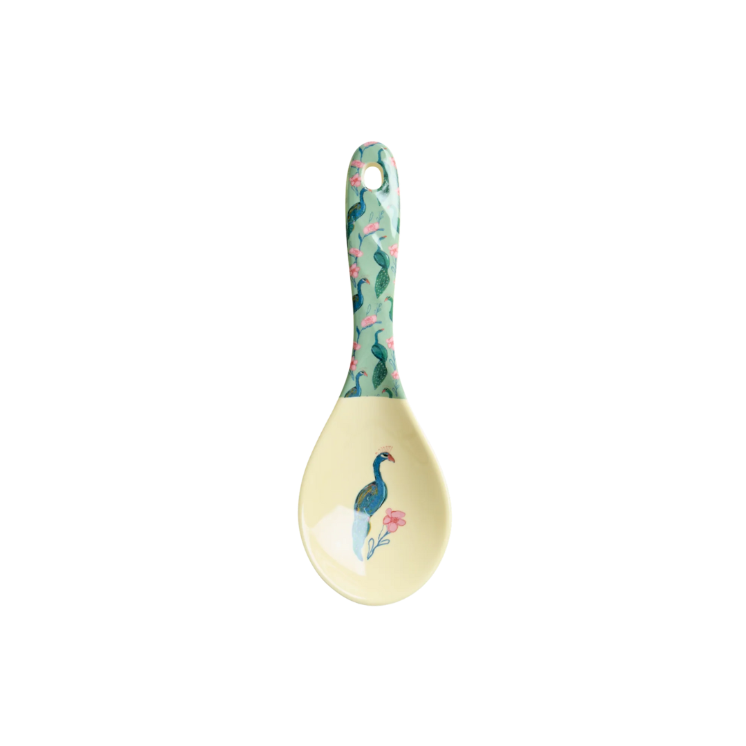 Rice All You Need is Love melamine salad spoon