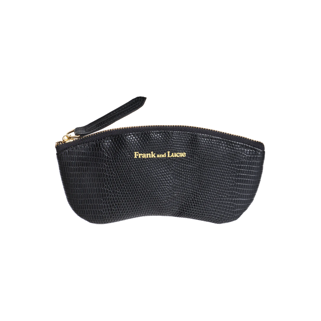 Frank and Lucie Companion Zipper Pouch in vegan leather