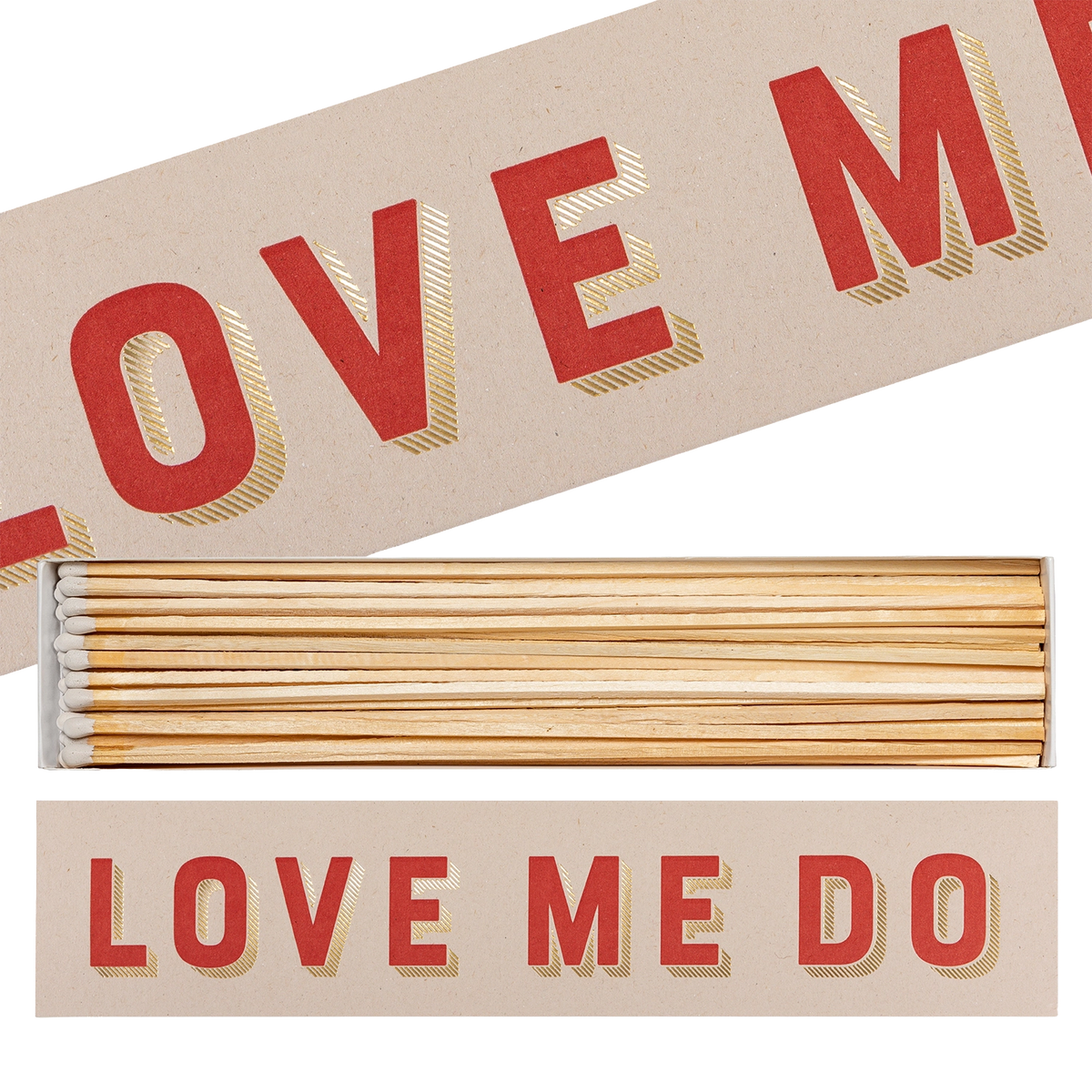 Archivist Long Matchbox in Love Me Do design