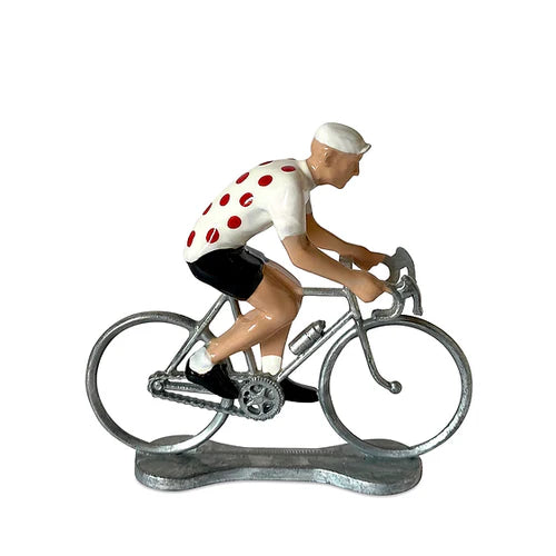 Bernard & Eddy Cyclist Position 1 hand-painted miniature figurine – view 2