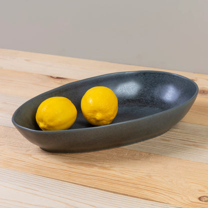 Costa Nova Livia oval stoneware baker, 36 cm, view 3