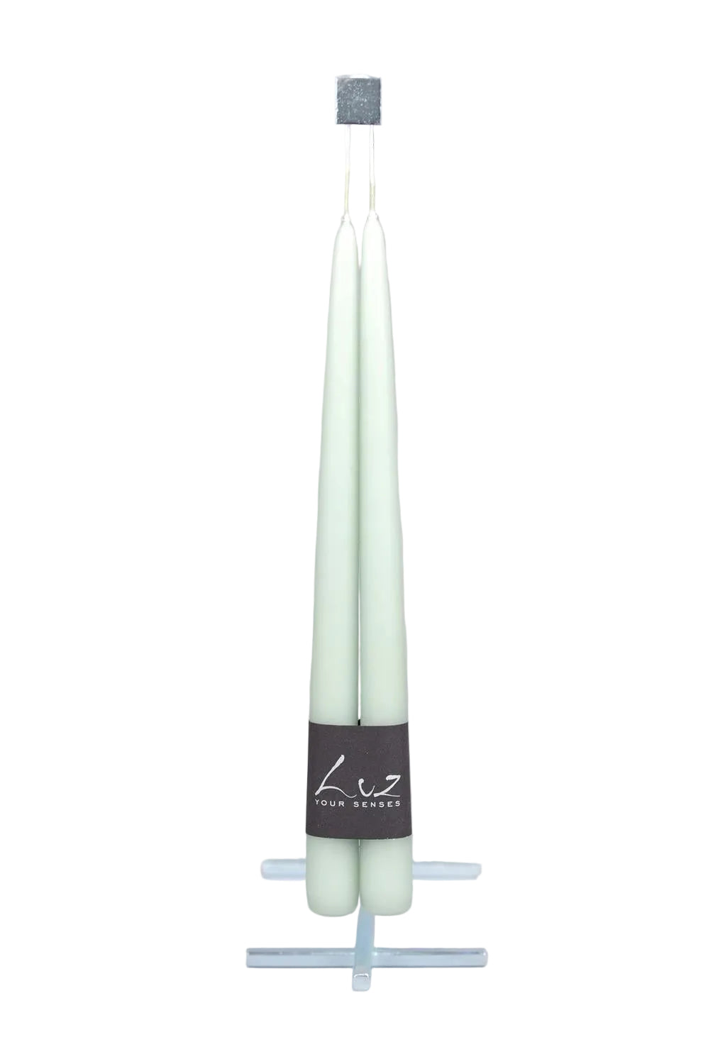 Rasteli - Luz Your Senses Smooth - Pair of Tapers - L 30 cm x Ø 2.2 cm