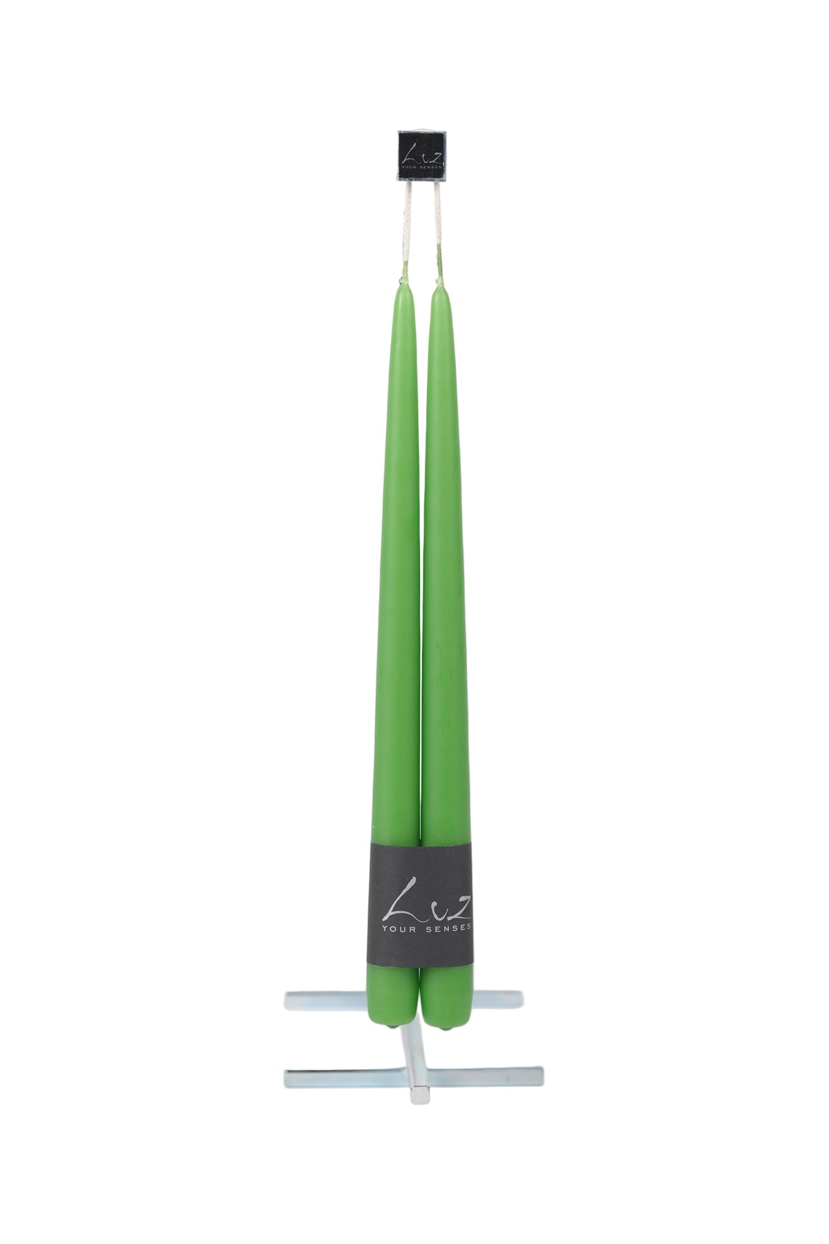 Rasteli - Luz Your Senses Smooth - Pair of Tapers - L 30 cm x Ø 2.2 cm