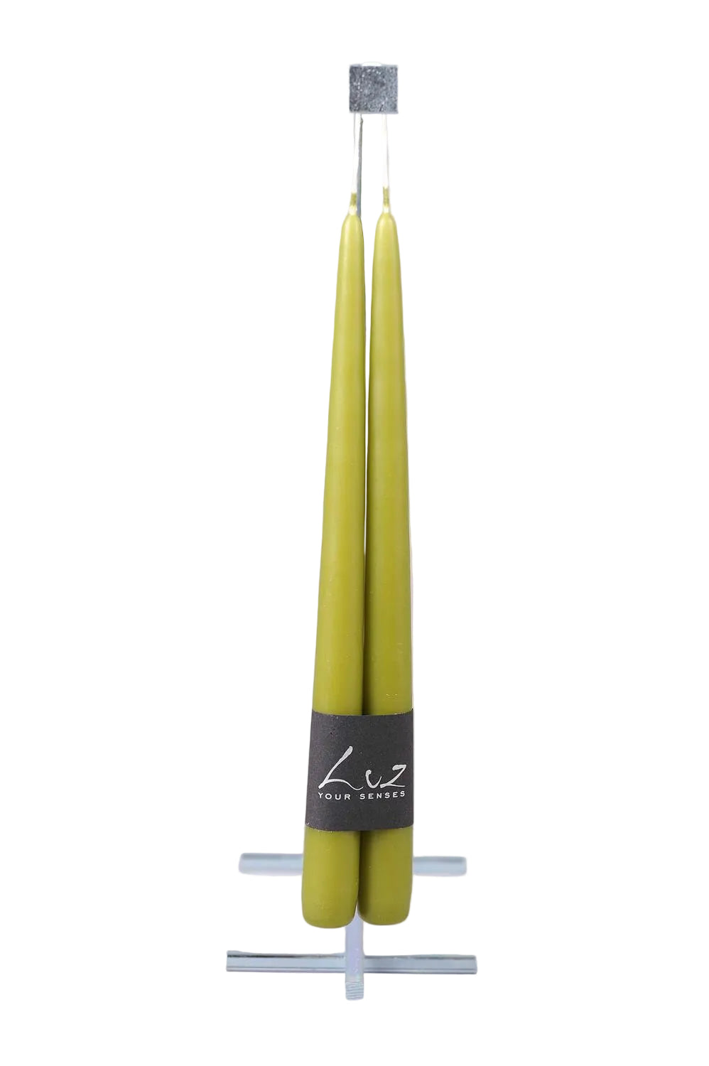 Rasteli - Luz Your Senses Smooth - Pair of Tapers - L 30 cm x Ø 2.2 cm