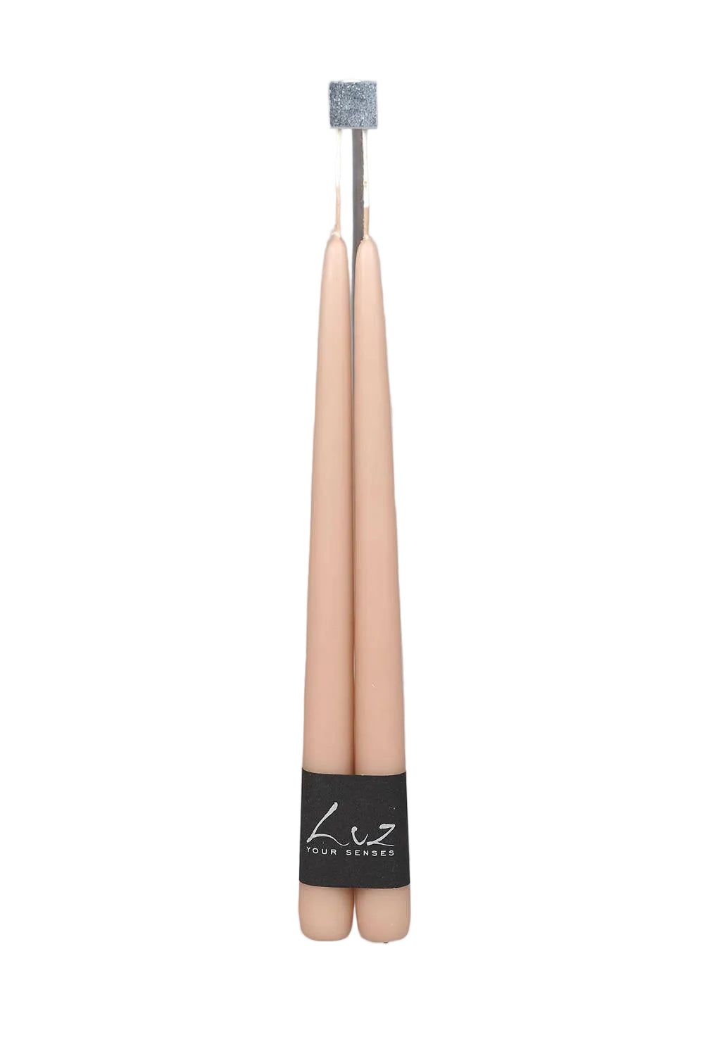 Rasteli - Luz Your Senses Smooth - Pair of Tapers - L 30 cm x Ø 2.2 cm