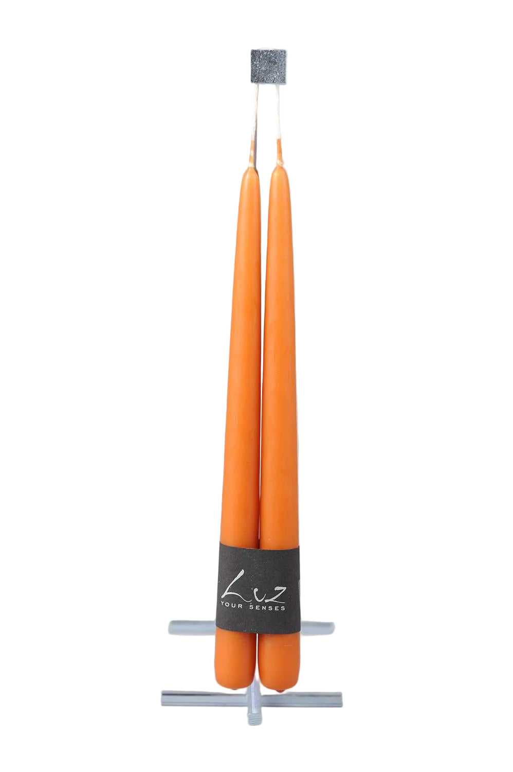 Rasteli - Luz Your Senses Smooth - Pair of Tapers - L 30 cm x Ø 2.2 cm