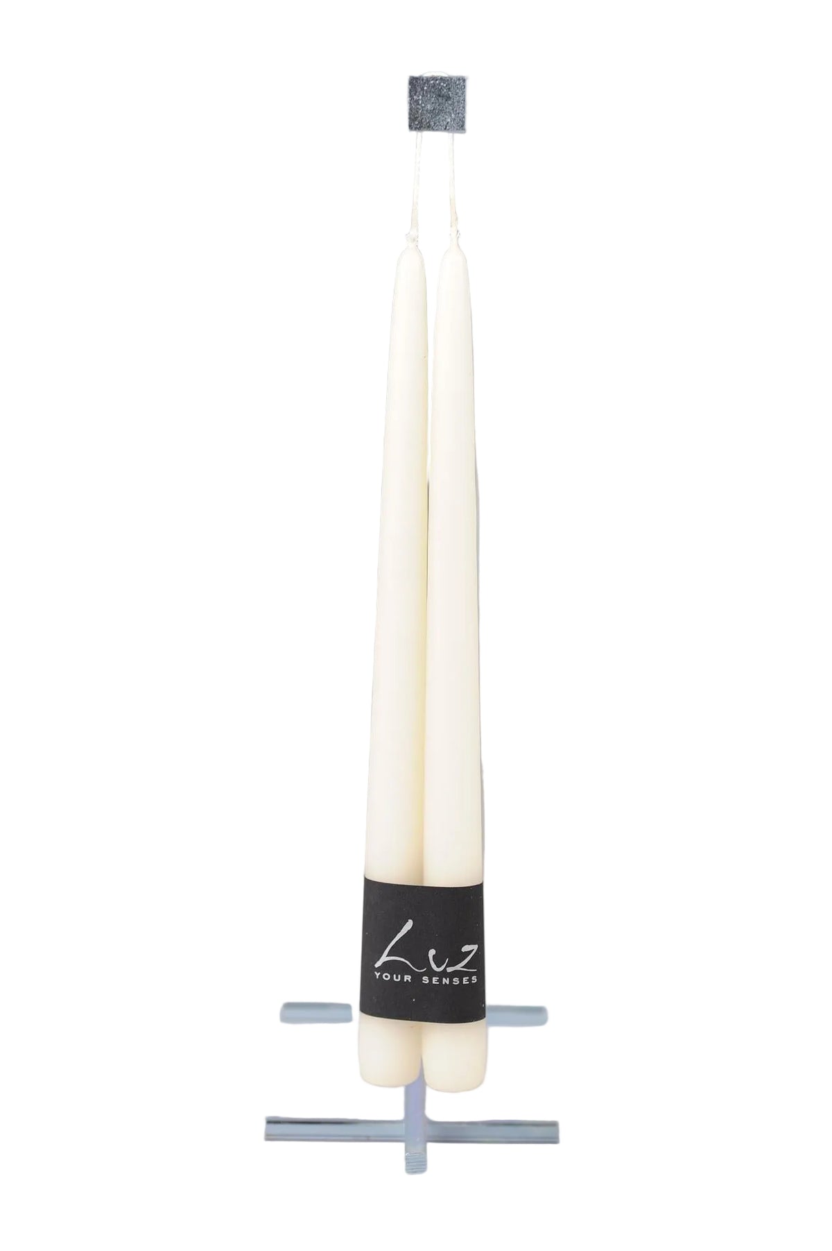Rasteli - Luz Your Senses Smooth - Pair of Tapers - L 30 cm x Ø 2.2 cm