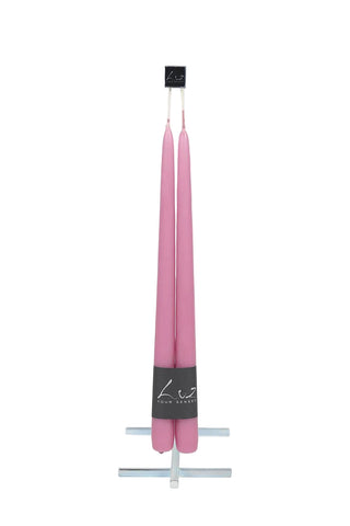 Rasteli - Luz Your Senses Smooth - Pair of Tapers - L 30 cm x Ø 2.2 cm