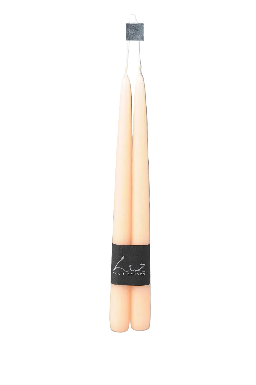Rasteli - Luz Your Senses Smooth - Pair of Tapers - L 30 cm x Ø 2.2 cm
