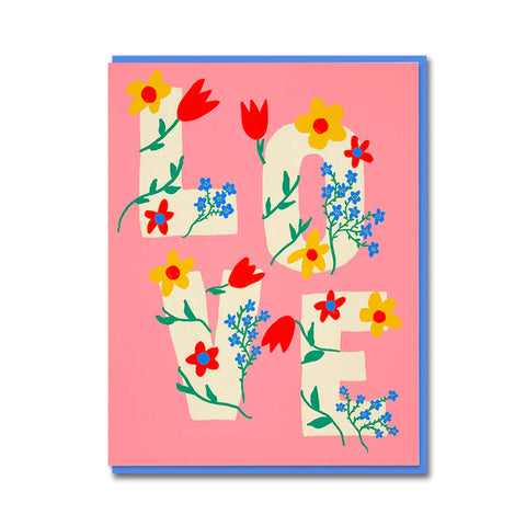 Emma Cooter Flower Love Greeting Card
