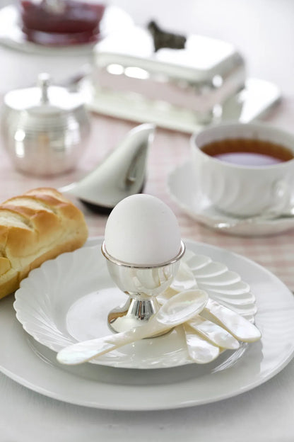 Edzard mother-of-pearl egg spoon, 11 cm, view 2