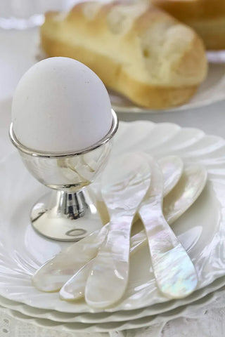 Edzard - Mother of Pearl Egg Spoon (Length 11 cm)