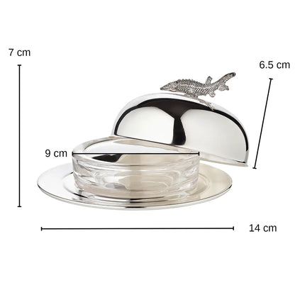 Edzard Caviar Bowl Set, Silver Plated