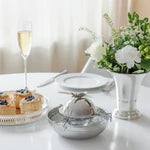 Edzard Sturgeon Caviar Bowl Set, Stainless Steel